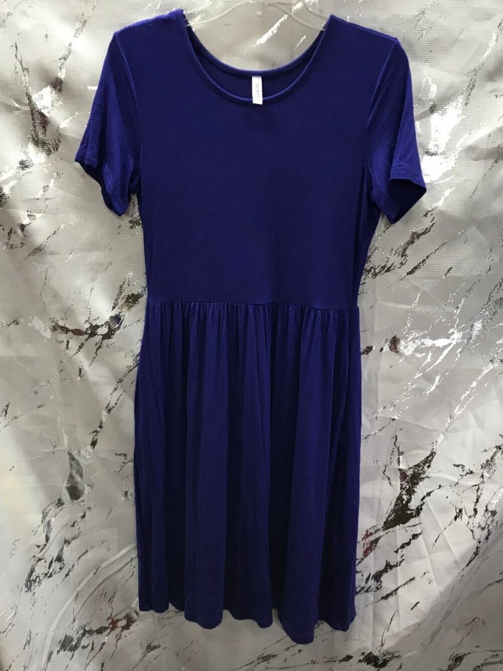 DB Moon Women's Short Sleeve Flare Dress